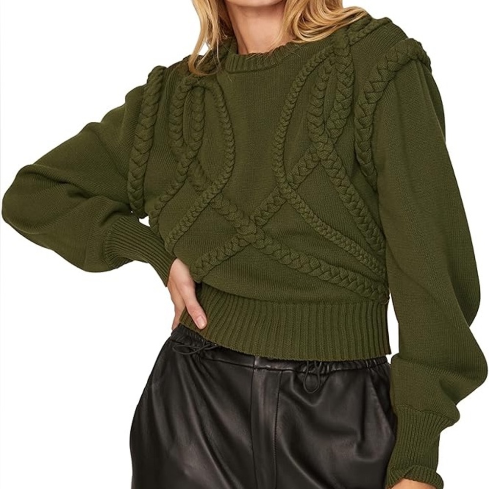 Ronny Kobo RTR Braided Sweater